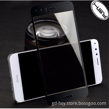 HUYSHE 9h 0.33mm 2.5D full cover tempered glass for Huawei honor 8 screen protector edge to edge